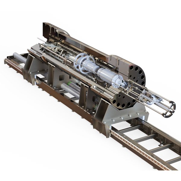 pressure vessels which have automatic mate/de-mate mechanisms used whilst pressure testing subsea wet-mate electrical connectors