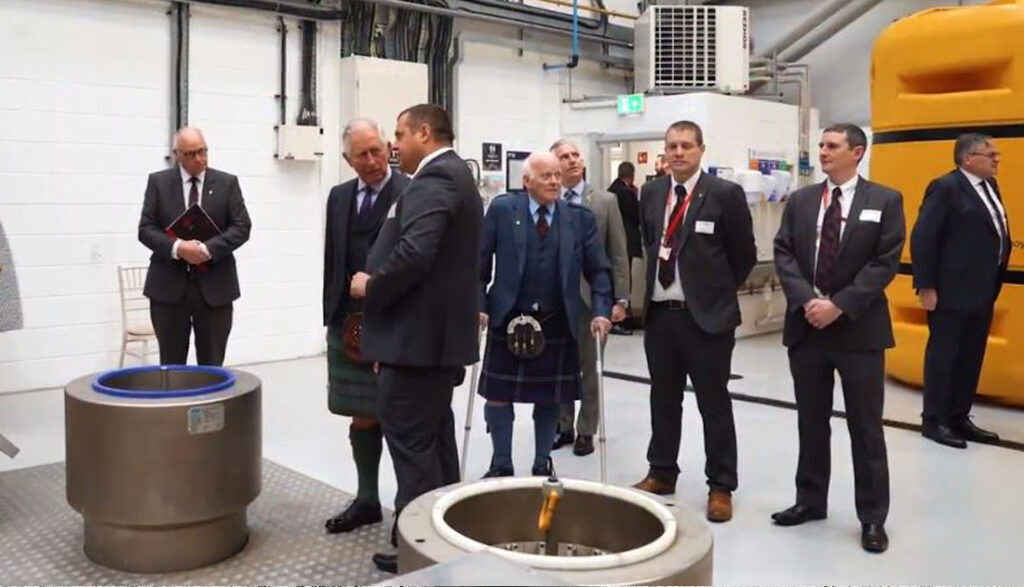 Balmoral Subsea Test Centre -Prince Charles