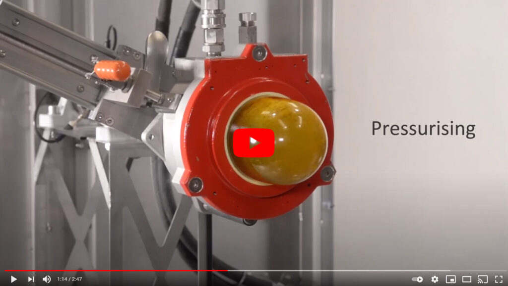 High Pressure testing system with automated control