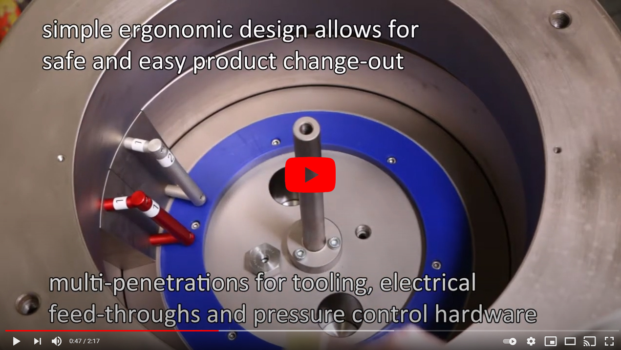 High Pressure Testing System with Manual Chock Closure
