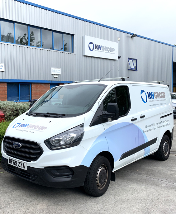 KW Group - High Pressure Testing Systems - Newly Branded Vans