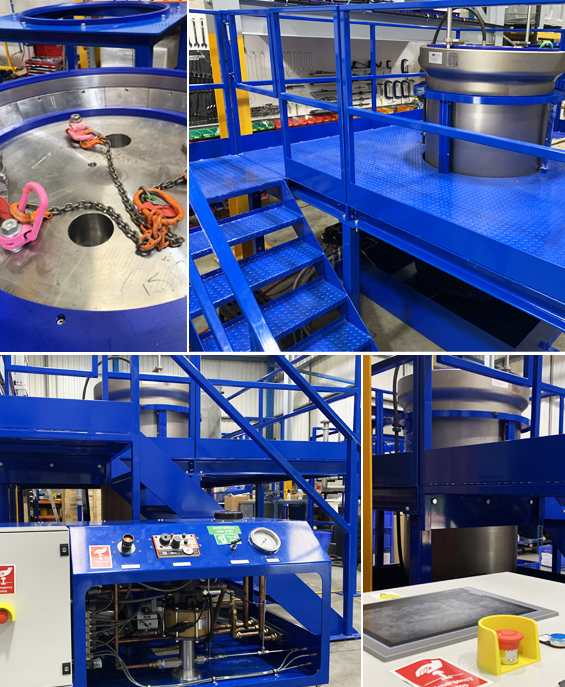 High Pressure Testing advanced Sonar Components