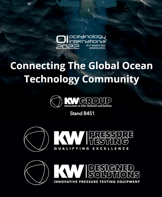 KW Group - Excellence in High Pressure Engineering is exhibiting at Oceanology International 2022