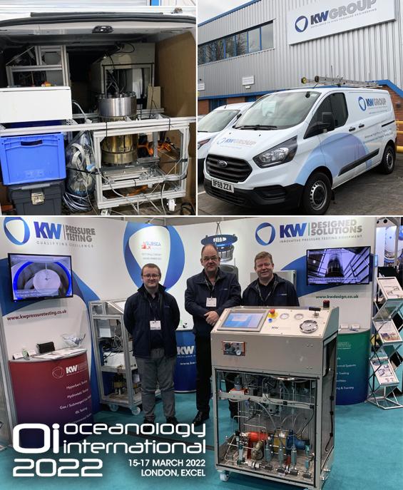 KW Group Ltd, Excellence in High Pressure Engineering are exhibiting at Oceanology International 2022