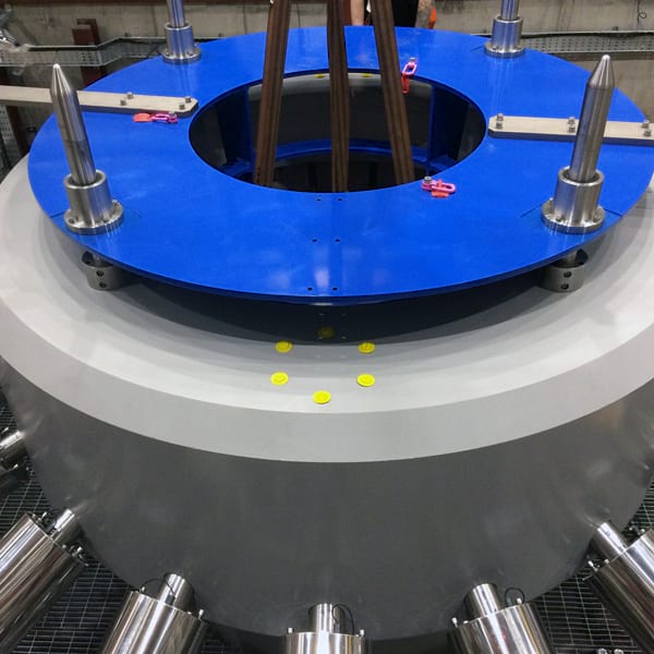 High Pressure Actuated Chock Pressure Vessel