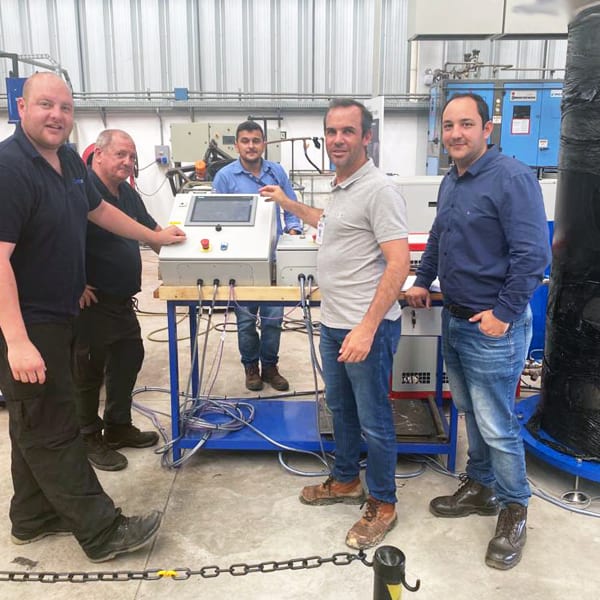 High pressure testing system