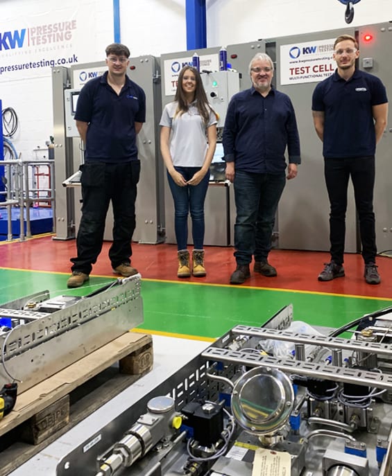 High Pressure Hydrogen Fluid System Testsing