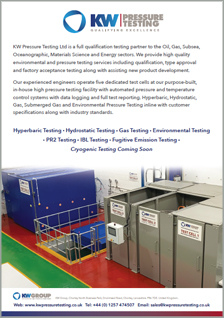KW Pressure Testing Facility and Services