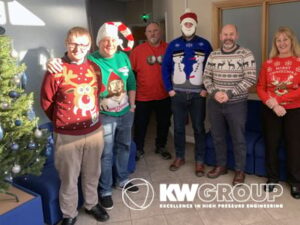 Save the Children Christmas Jumper Day 2022 - KW Group Ltd - Excellence in High Pressure Engineering