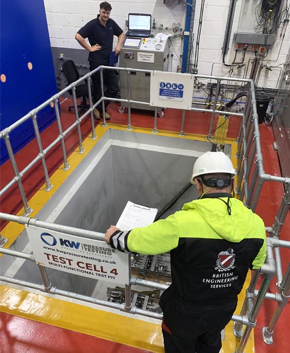 High Pressure Testing Hydrogen Refuelling Panel Assemblies