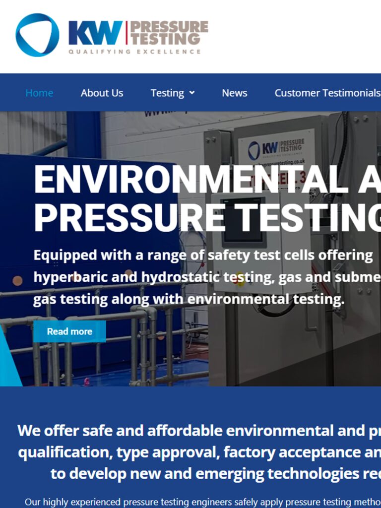 Environmental and Pressure Testing facility and Services